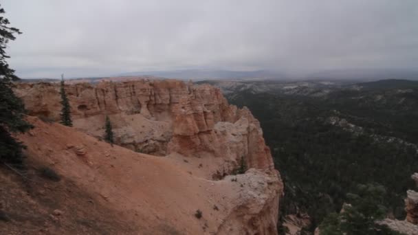 美国犹他州布莱斯峡谷国家公园美丽的风景 — 图库视频影像