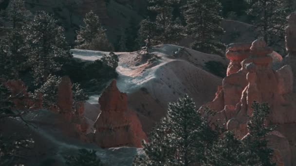 Bryce Canyon Ulusal Parkı Nın Güzel Manzarası Utah Abd — Stok video