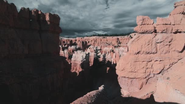 アメリカ合衆国ユタ州ブライスキャニオン国立公園の美しい景色 — ストック動画