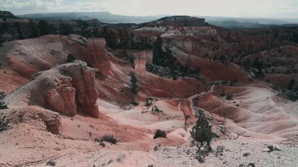 Όμορφη Θέα Στο Bryce Canyon National Park Γιούτα Ηνωμένες Πολιτείες — Αρχείο Βίντεο