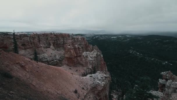 美国犹他州布莱斯峡谷国家公园美丽的风景 — 图库视频影像