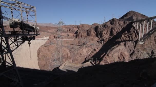 Hoover Dam Nevada United States — Stock Video