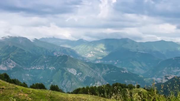 Szenische Aufnahmen Von Baisse Ourne Peak Frankreich — Stockvideo