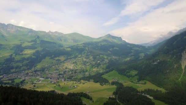 Vue Aérienne Col Croix Suisse — Video