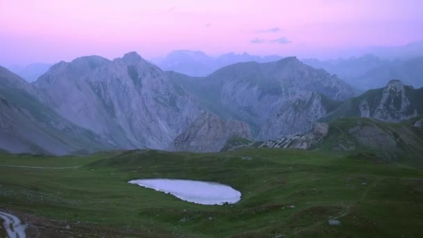 Beautiful View Grange Pieccia Italy — стоковое видео