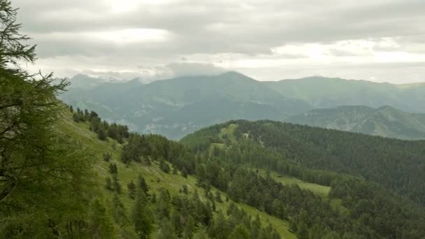 Scenic Footage Tende Alpy Zachodnie Francja — Wideo stockowe