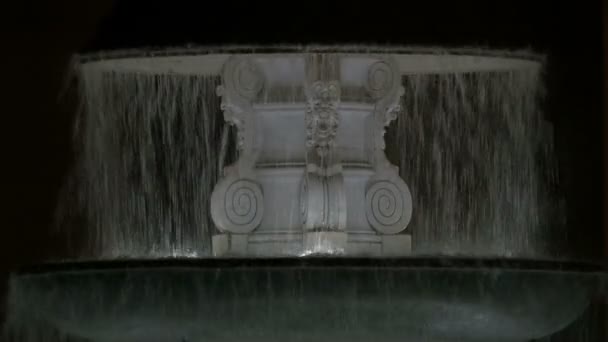 Fontana Fiumi Rome Vatican Italie — Video