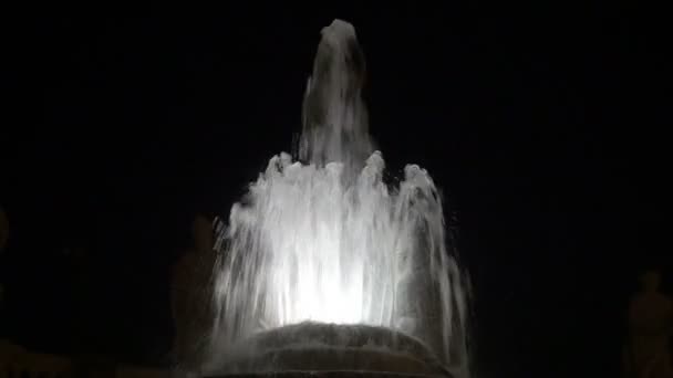Fontana Fiumi Roma Vaticano Italia — Video Stock