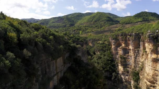 Hermoso Paisaje Garganta Osum Desfiladero Del Río Sur Albania — Vídeos de Stock