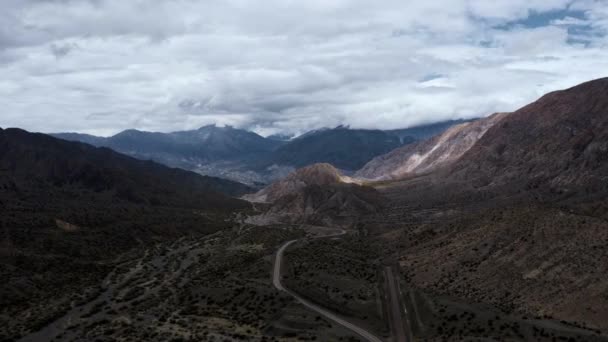 Aerial Hyperlapse Mountains Cordoba Region Argentina — Stockvideo
