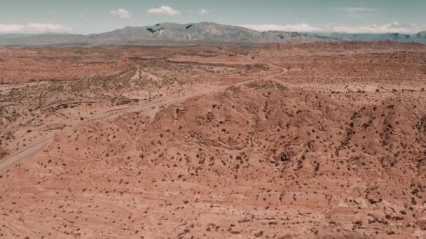 阿根廷瓦莱 恩坎塔多 美丽的空中景观 — 图库视频影像