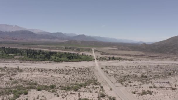 Schöne Luftaufnahme Landschaften Rund Angulos Argentinien — Stockvideo