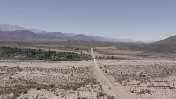 Prachtig Uitzicht Vanuit Lucht Landschappen Rond Angulos Argentinië — Stockvideo