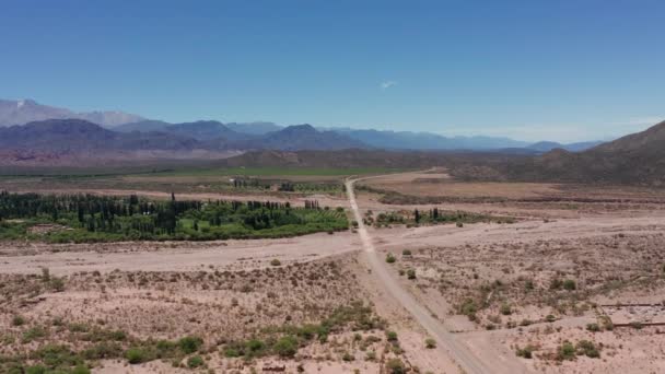 Krásný Letecký Výhled Krajiny Kolem Angulos Argentina — Stock video