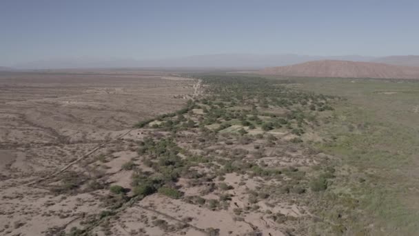 Aerial Tájkép Körül Cerro Negro Argentína — Stock videók