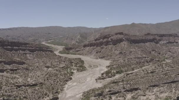 Vista Aérea Las Cordilleras Belén Argentina — Vídeos de Stock