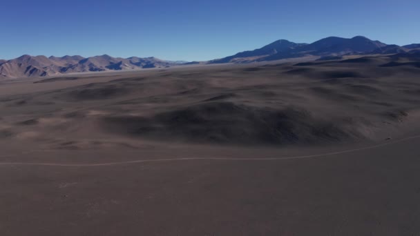 Aerial Deserto Pietra Penon Argentina — Video Stock