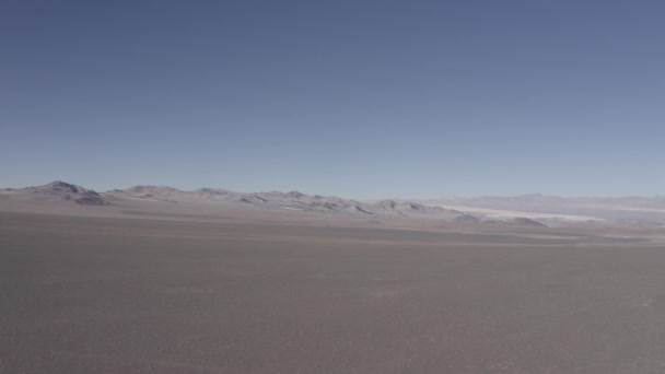 Luchtfoto Stenen Woestijn Penon Argentinië — Stockvideo