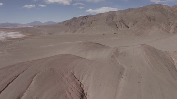 Prachtig Uitzicht Vanuit Lucht Salar Pocitos Argentinië — Stockvideo