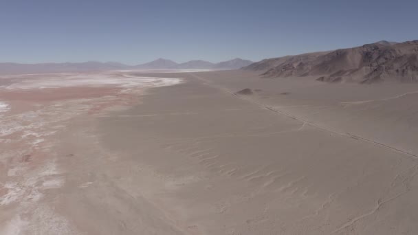 Piękny Widok Góry Salar Pocitos Argentyna — Wideo stockowe