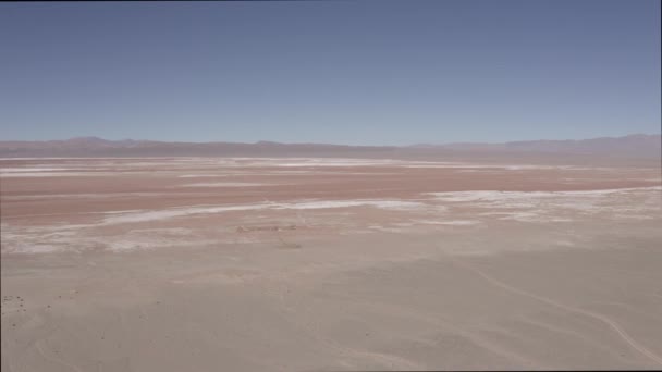 Vedere Aeriană Frumoasă Salar Pocitos Argentina — Videoclip de stoc
