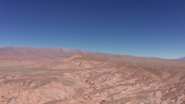 Beautiful Aerial View Los Colorados Argentina — Stock Video