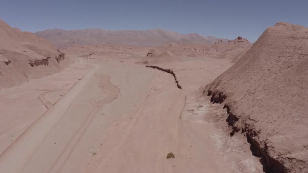 Beautiful Aerial View Las Sietes Curvas Argentina — Stock Video