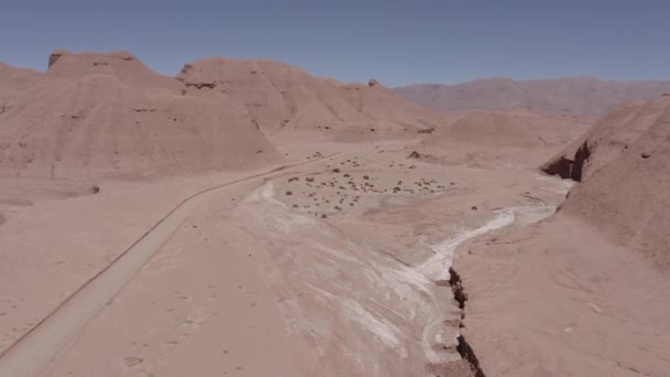 Schöne Luftaufnahme Las Sietes Curvas Argentinien — Stockvideo