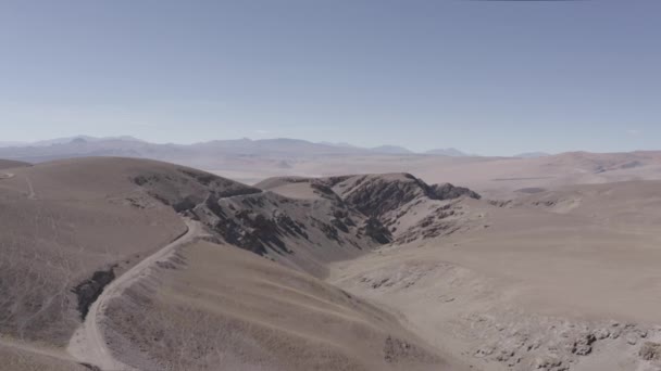 Schöne Luftaufnahme Vista Del Llullaillaco Salar Arizaro Argentinien — Stockvideo