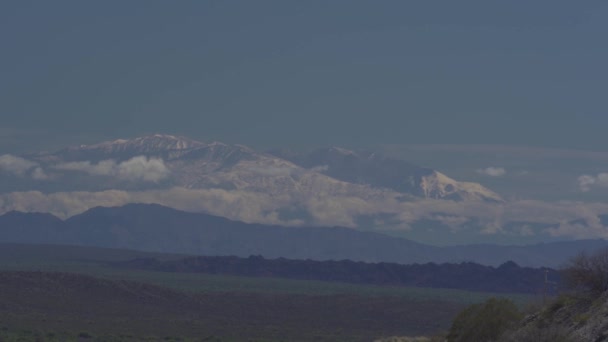 View Ojos Del Salado Volcano Argentina — Stock video