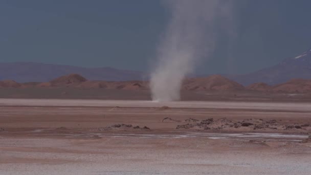 在阿根廷托拉尔格朗德的旋风漩涡的镜头 — 图库视频影像