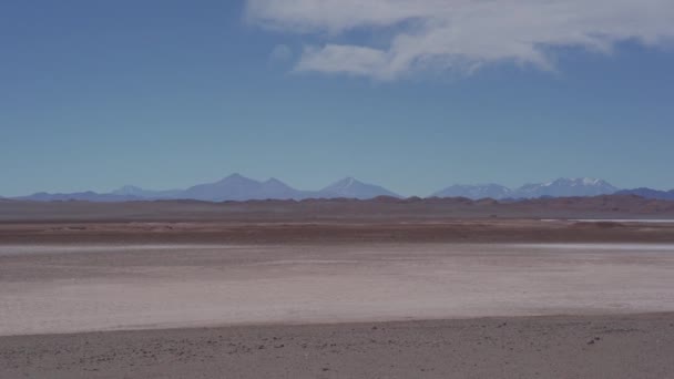 Piękny Widok Deserto Del Diablo Tolar Grande Argentyna — Wideo stockowe