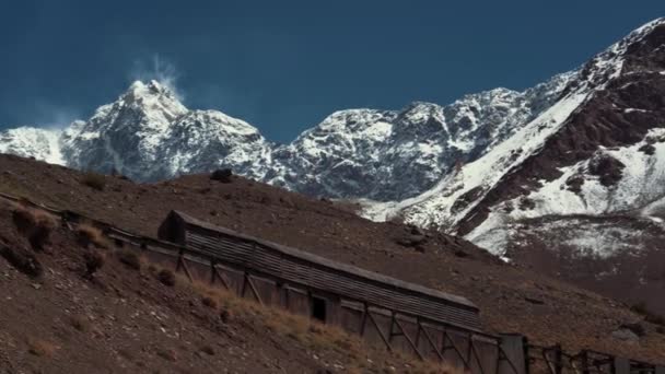 Vacker Utsikt Över Valle Del Anderna Argentina — Stockvideo