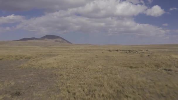 Flygfoto Highlands Armenien Natur Bakgrund — Stockvideo