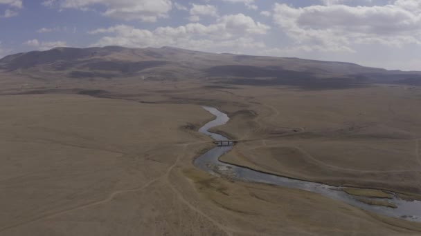 Aérien Rivière Argichi Lac Arménie — Video