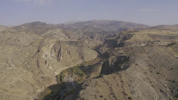 Aerial Каньон Вайоц Дзор Армения — стоковое видео
