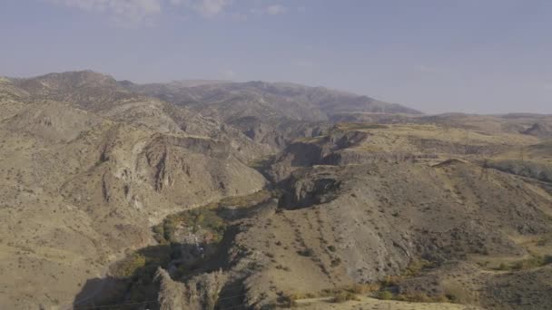 Aerial Canyon Vayots Dzor Armenia — Stok Video