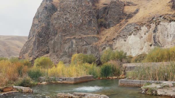 Aguas Termales Vorotan Armenia — Vídeos de Stock