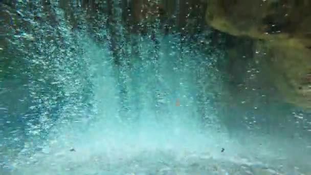 Bajo Agua Vorotan Hot Springs Armenia — Vídeos de Stock