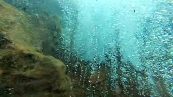 Podvodní Vorotan Hot Springs Arménie — Stock video