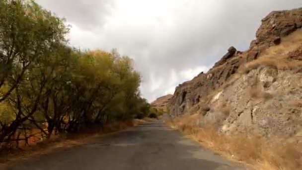 Güzel Ermenistan Dan Geçerken — Stok video