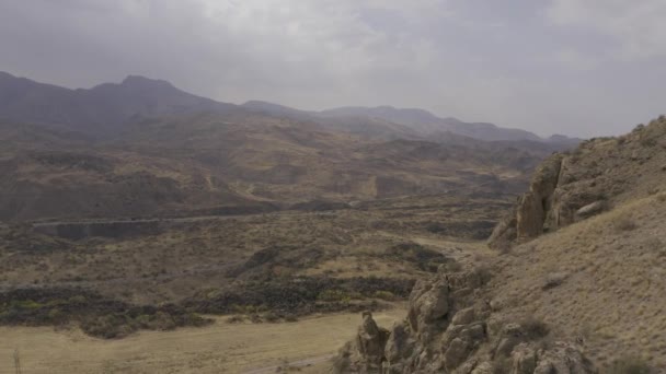 亚美尼亚Silkroad M10 Vardenyats Pass Aerial — 图库视频影像