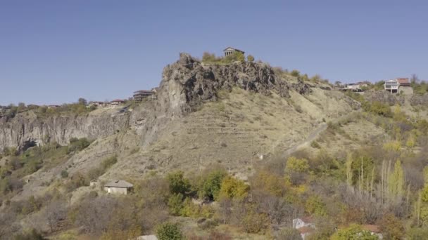 Antenne Tempel Von Garni Armenien — Stockvideo