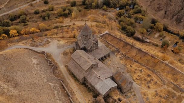 Vorotnavank Kloster Armenien Natives Hlg Material Direkt Aus Der Nocke — Stockvideo