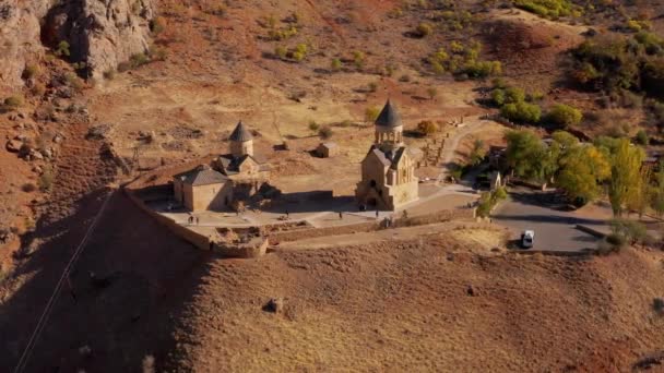 Antenne Kloster Norawank Armenien — Stockvideo