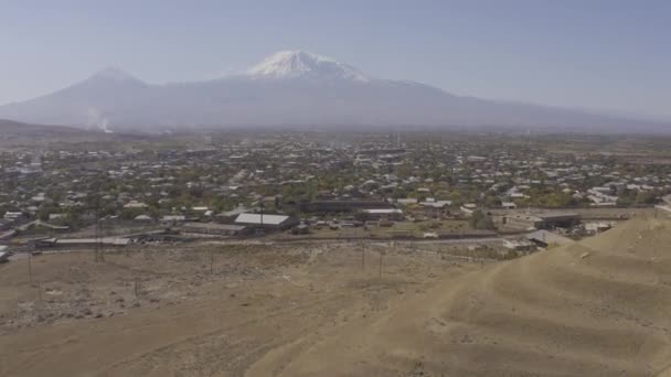 Visa Ararat Armenien Bakgrundsvy — Stockvideo