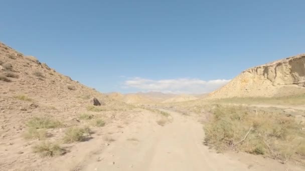 Arménský Štěrk Silnice Pohled — Stock video