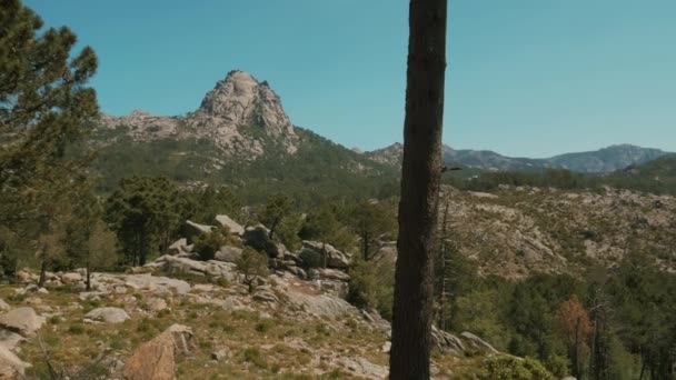 Restonica Gorge Hermosa Vista — Vídeo de stock