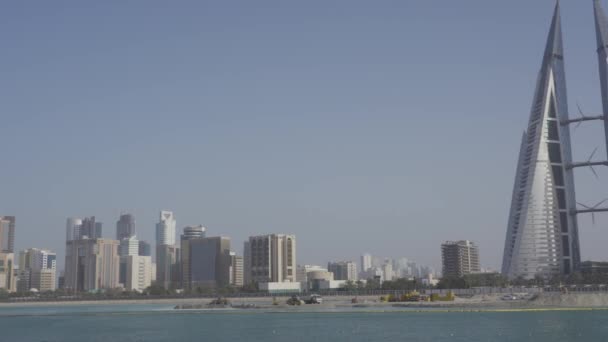 Bahrain World Trade Center Manama — Stock Video