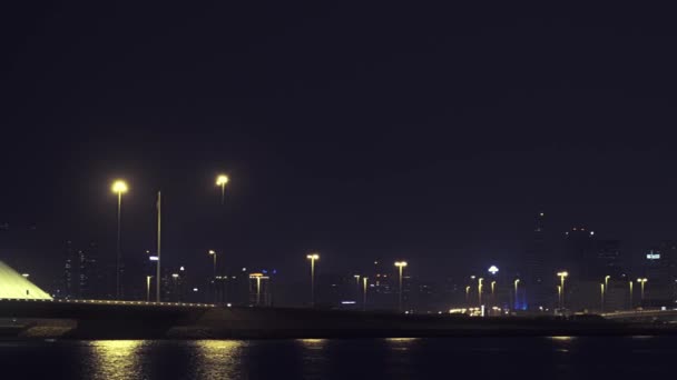 Vista Manama Skyline Bahréin — Vídeo de stock